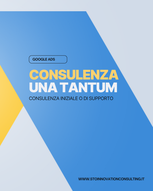Consulenza Google Ads - Una Tantum